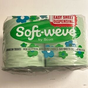 Vintage Toilet paper 1969 Soft-weve by Scott